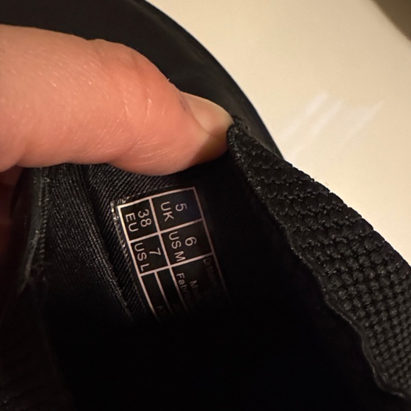 Dr. Martens MATTE Black Leather Ankle Boots - Picture 8 of 8